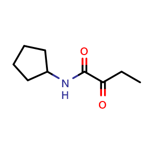 Chemical structure of N-Cyclopentylethoxalamid , CAS 39183-55-6, AChemBlock X186532