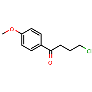 Chemical structure of 4-Chloro-4'-methoxybutyrophenone , CAS 40877-19-8, AChemBlock X186558