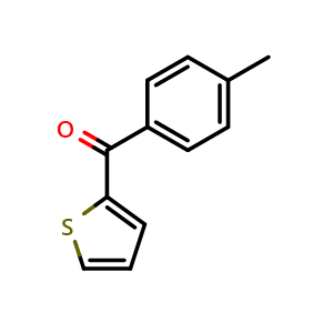 Chemical structure of 2-(4-methylbenzoyl)thiophene , CAS 4160-63-8, AChemBlock X186566