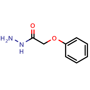 Chemical structure of 2-phenoxyacetohydrazide , CAS 4664-55-5, AChemBlock X186598