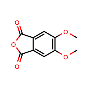 Chemical structure of 4,5-dimethoxy-phthalic anhydride , CAS 4821-94-7, AChemBlock X186609