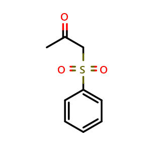 Chemical structure of Benzenesulfonylacetone , CAS 5000-44-2, AChemBlock X186618