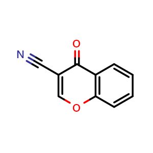 Chemical structure of 3-Cyanochromone , CAS 50743-17-4, AChemBlock X186629