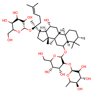 Chemical structure of Ginsenoside-Re , CAS 52286-59-6, AChemBlock X186653