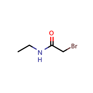 Chemical structure of 2-bromo-N-ethylacetamide , CAS 5327-00-4, AChemBlock X186664