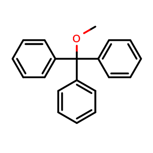 Chemical structure of Methyl trityl ether , CAS 596-31-6, AChemBlock X186737