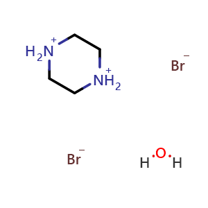 piperazine-1,4-diium dibromide monohydrate