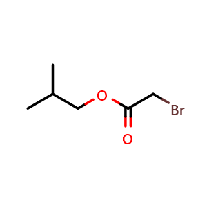 Chemical structure of bromo-acetic acid isobutyl ester , CAS 59956-48-8, AChemBlock X186745