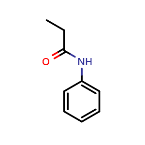 Chemical structure of Propionanilide , CAS 620-71-3, AChemBlock X186767