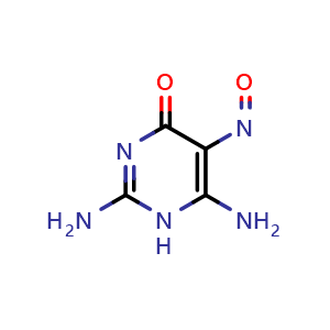 2,6-diamino-5-nitroso-1H-pyrimidin-4-one
