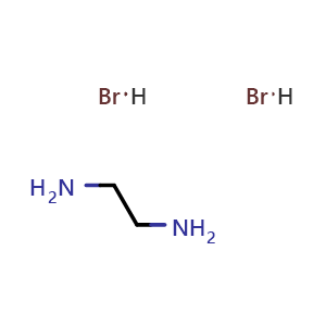 Chemical structure of 1,2-Diaminoethane dihydrobromide , CAS 624-59-9, AChemBlock X186775