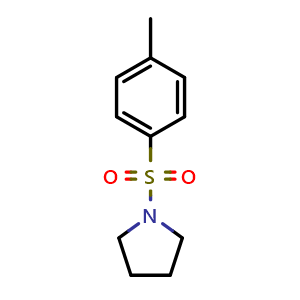 Chemical structure of N-(p-toluenesulfonyl)pyrrolidine , CAS 6435-78-5, AChemBlock X186808
