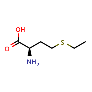 Chemical structure of D-ethionine , CAS 535-32-0, AChemBlock X186843