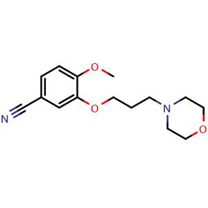 4-methoxy-3-[3-(4-morpholinyl)propoxy]benzonitrile