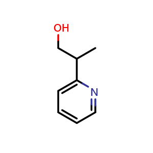 Chemical structure of 6-(hydroxymethyl-ethyl)pyridine , CAS 68888-19-7, AChemBlock X186854