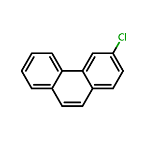 Chemical structure of 3-Chlorophenanthrene , CAS 715-51-5, AChemBlock X186881