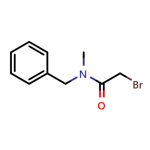 Chemical structure of N-benzyl-2-bromo-N-methylacetamide , CAS 73391-96-5, AChemBlock X186897