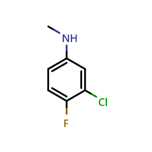 3-chloro-4-fluoro-N-methylaniline