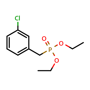 Chemical structure of (3-Chlorobenzyl)phosphonic acid diethyl ester , CAS 78055-64-8, AChemBlock X186937