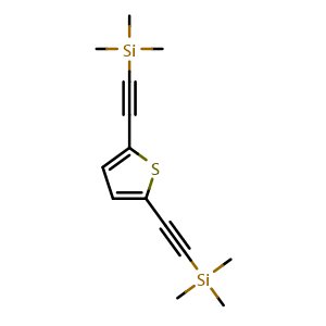 trimethyl(2-{5-[2-(trimethylsilyl)ethynyl]thiophen-2-yl}ethynyl)silane