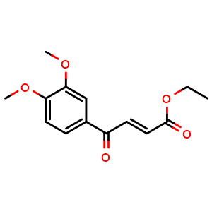 (E)-Ethyl 4-(3,4-dimethoxyphenyl)-4-oxo-2-butenoate