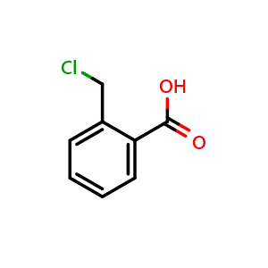 Chemical structure of 2-(Chloromethyl)benzoic acid , CAS 85888-81-9, AChemBlock X187011