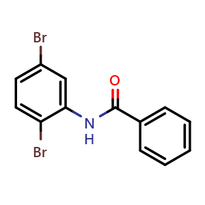 Chemical structure of N-(2,5-Dibromophenyl)benzamide , CAS 860555-85-7, AChemBlock X187013