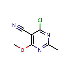 4-chloro-6-methoxy-2-methylpyrimidine-5-carbonitrile