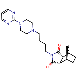 Chemical structure of Tandospirone , CAS 87760-53-0, AChemBlock X187037