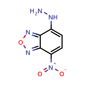 Chemical structure of 4-Hydrazino-7-nitrobenzofurazan , CAS 90421-78-6, AChemBlock X187071