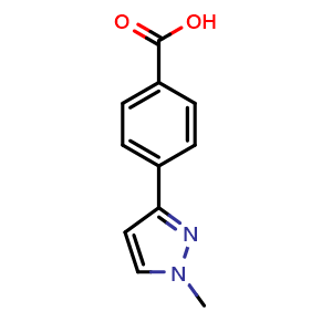 4-(1-methyl-1h-pyrazol-3-yl)benzoic acid
