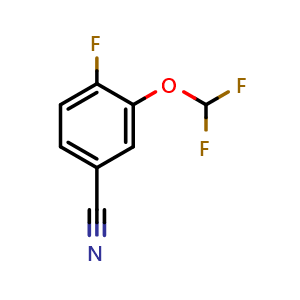 4-cyano-2-(difluoromethoxy)fluorobenzene