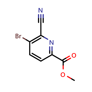 Methyl 5-bromo-6-cyanopicolinate