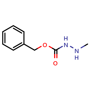 Chemical structure of Benzyl 2-methylhydrazinecarboxylate , CAS 37519-03-2, AChemBlock X187226