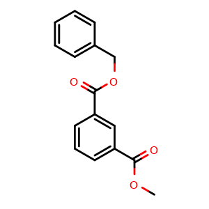 Chemical structure of Benzyl methyl isophthalate , CAS 1371856-10-8, AChemBlock X187227