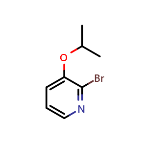 Chemical structure of 2-Bromo-3-isopropoxypyridine , CAS 113503-65-4, AChemBlock X187240