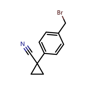 1-(4-(Bromomethyl)phenyl) cyclopropanecarbonitrile