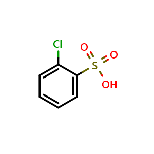 Chemical structure of 2-Chlorobenzenesulfonic acid , CAS 27886-58-4, AChemBlock X187280