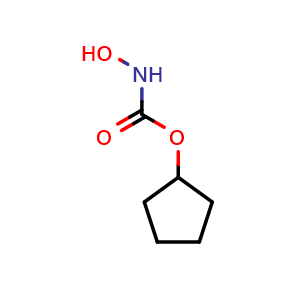 Chemical structure of Cyclopentyl hydroxycarbamate , CAS 2095641-48-6, AChemBlock X187290