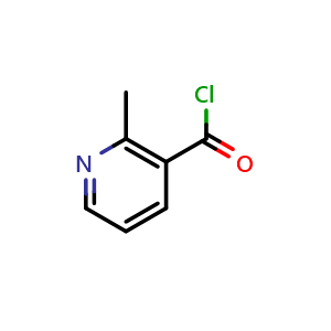Chemical structure of 2-Methylnicotinoyl chloride , CAS 169229-06-5, AChemBlock X187411