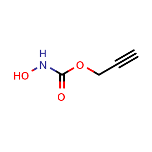 Chemical structure of Prop-2-yn-1-yl hydroxycarbamate , AChemBlock X187419