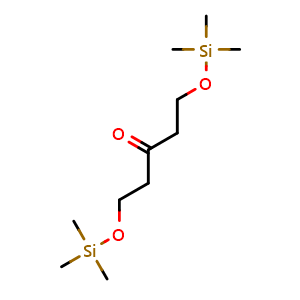 Chemical structure of 2,2,10,10-Tetramethyl-3,9-dioxa-2,10-disilaundecan-6-one , AChemBlock X187421