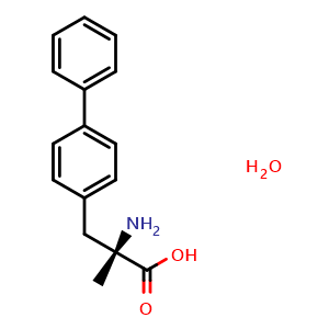 Chemical structure of ((S)-a-Methyl-(4-biphenyl)alanine•H2O) , CAS 1231709-24-2, AChemBlock X187516