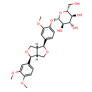 (+)-Pinoresinol monomethyl ether 4-O-beta-D-glucoside