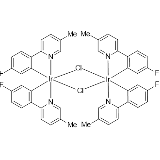 Di-µ-chlorotetrakis[5-fluoro-2-(5-methyl-2-pyridinyl-kN)phenyl-kC]diiridium