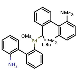 [2'-(Amino-N)[1,1'-biphenyl]-2-yl-C][2'-[(1,1-dimethylethyl)phenylphosphino-P]-N2,N2,N6,N6-tetramethyl[1,1'-biphenyl]-2,6-diamine](methanesulfonato-O)palladium