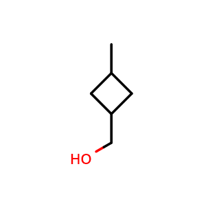 Chemical structure of (3-Methyl-cyclobutyl)-methanol , CAS 24070-81-3, AChemBlock X187855