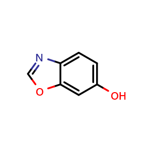 Chemical structure of benzo[d]oxazol-6-ol , CAS 106050-81-1, AChemBlock X187954