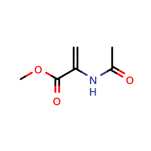 Chemical structure of methyl 2-acetamidoprop-2-enoate , CAS 35356-70-8, AChemBlock X187990