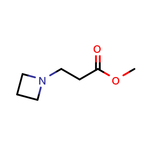 Chemical structure of methyl 3-(azetidin-1-yl)propanoate , CAS 502144-09-4, AChemBlock X187992
